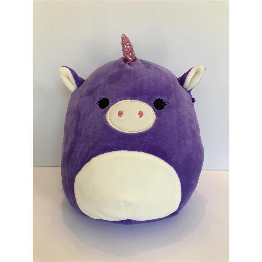 Kellytoy Squishmallow 8" Astrid Purple Unicorn Soft Plush Stuffed Animal Toy